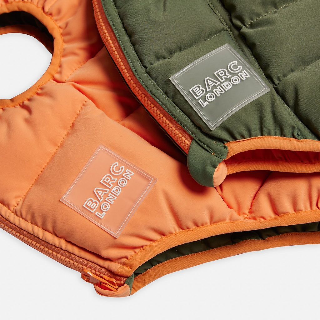 Doudoune corail et kaki - Barc London