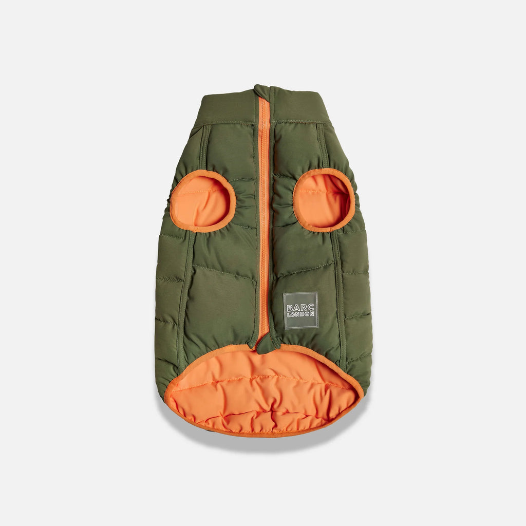 Doudoune corail et kaki - Barc London