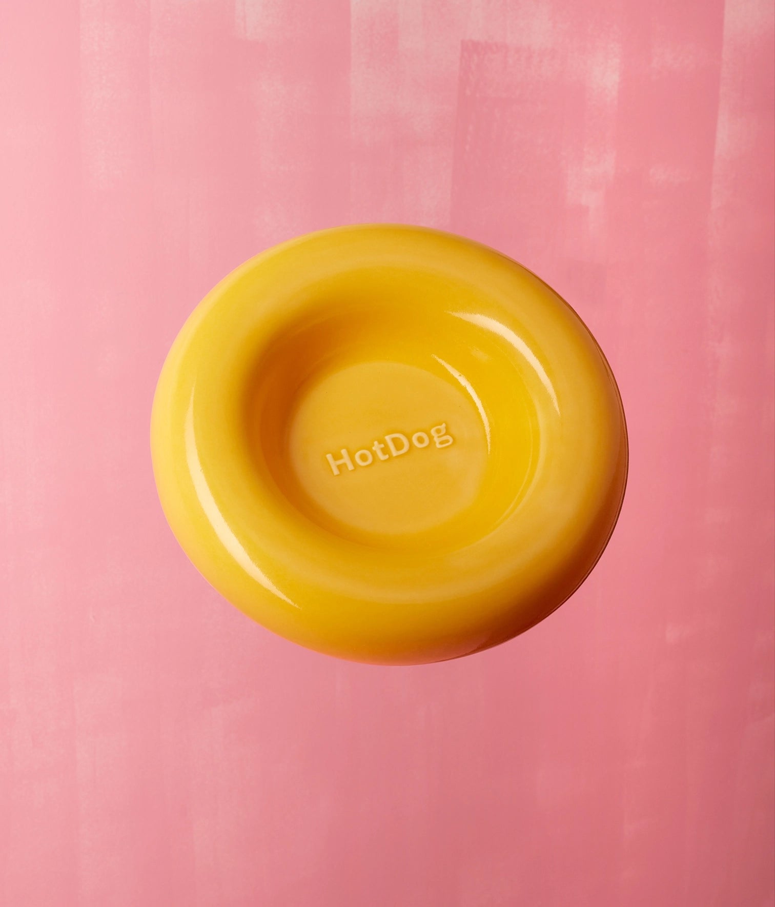 Gamelles en céramique Jaune - Hot Dog