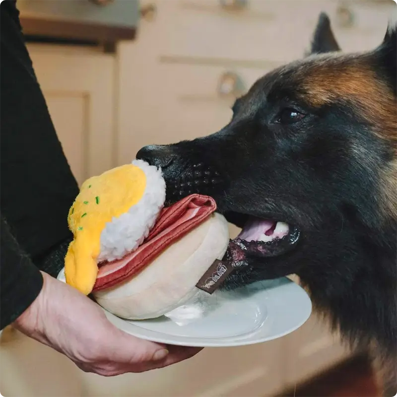 Peluche oeuf benedict