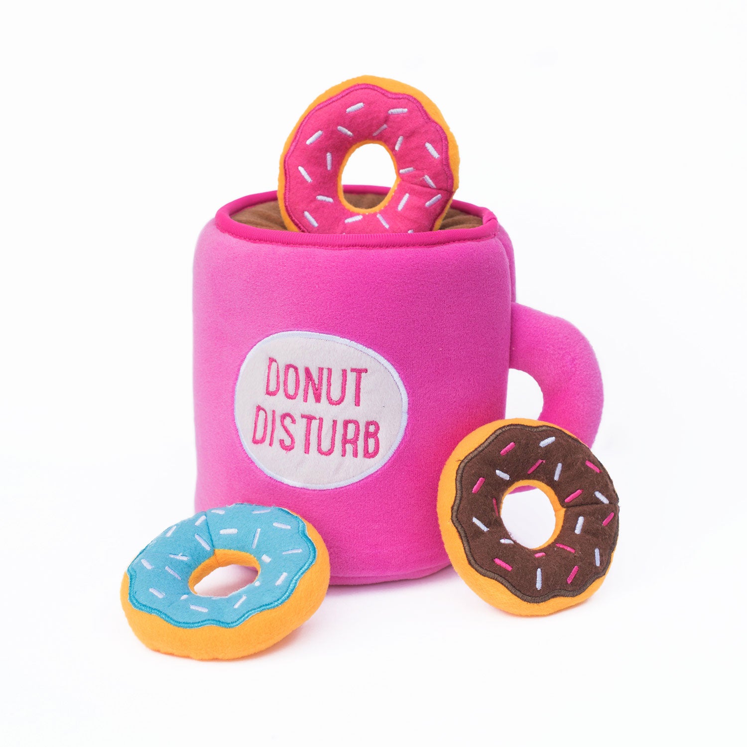 Peluche mug et donuts