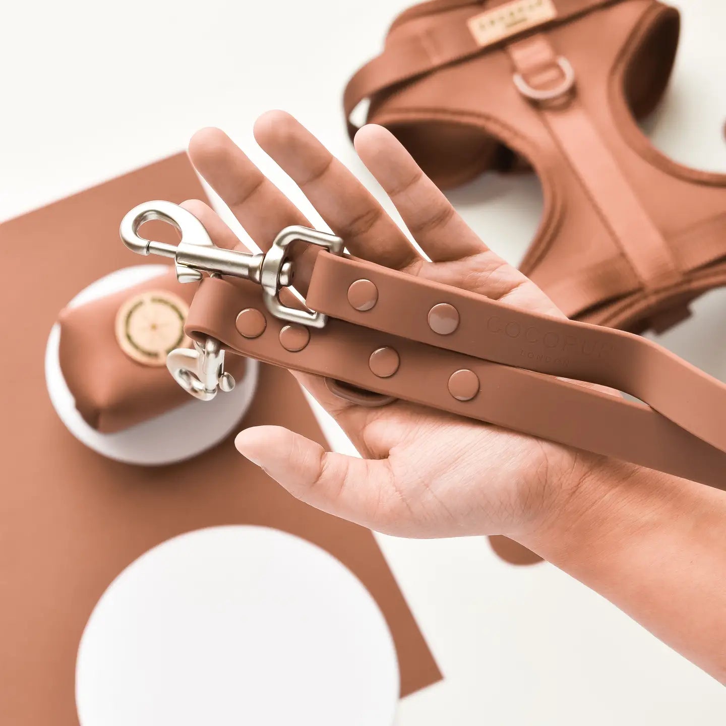 Laisse Aviator brown - Cocopup London