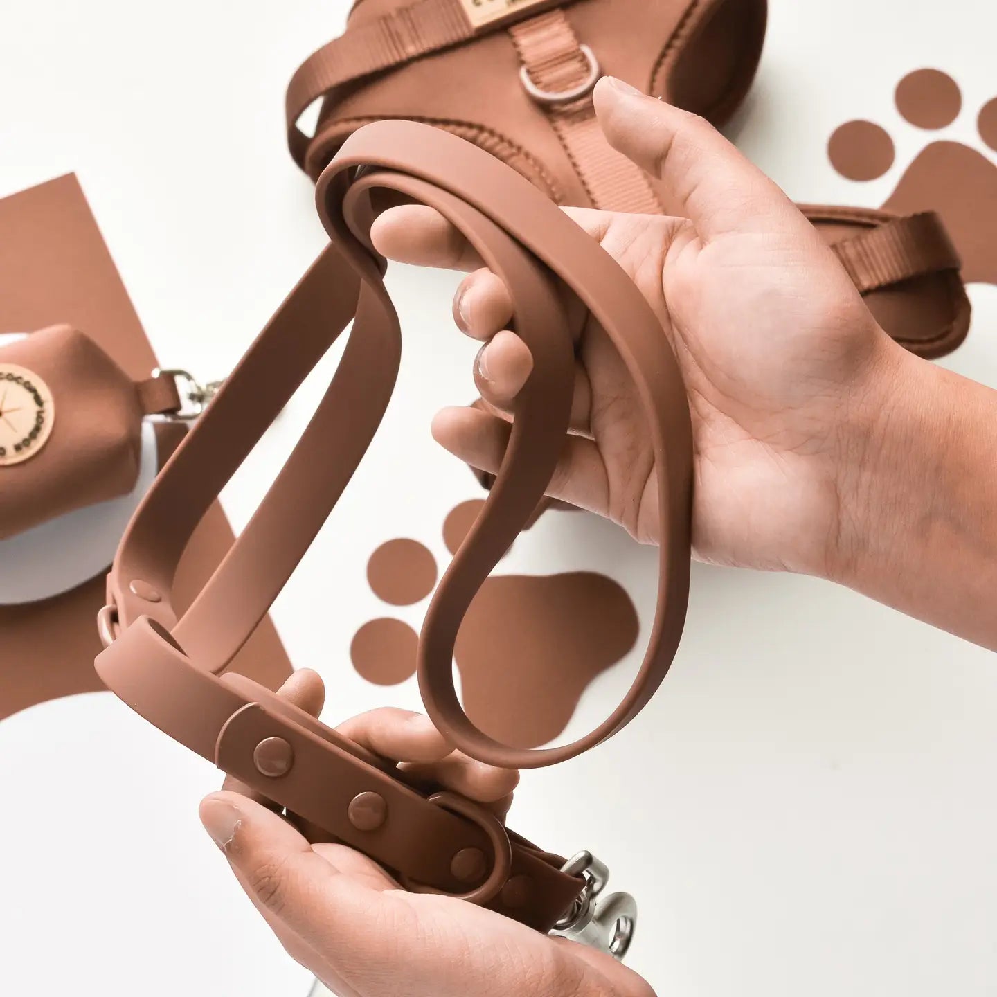 Laisse Aviator brown - Cocopup London