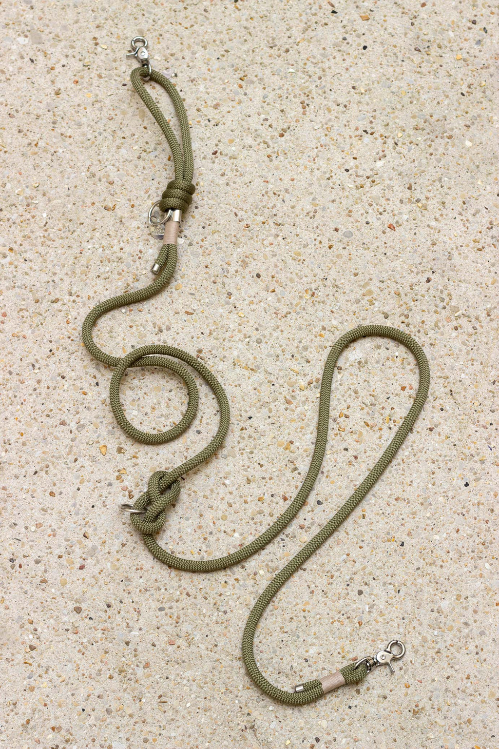 Laisse mains libres Kaki - Atelier Markiz